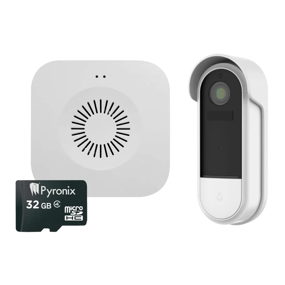 Pyronix DOORBELL/KIT-SDC Smart HD Video Doorbell and Wireless Chime Kit